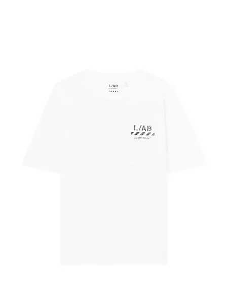 Тениска L/ab C/o Off-white бяло