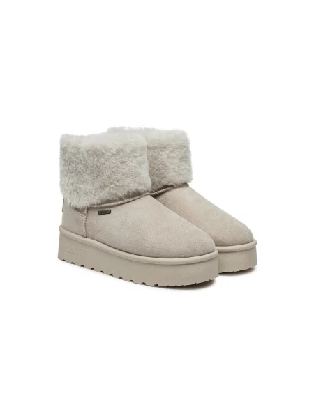 Čizmice Big Star Shoes s platformom bež