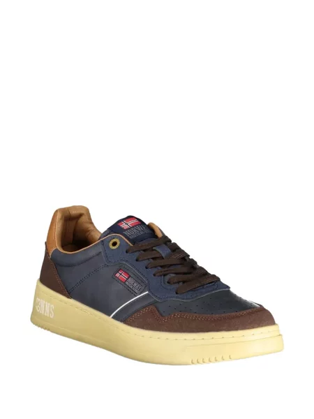 Sneakerși Norwegian Rain cu șireturi din dantelă albastru