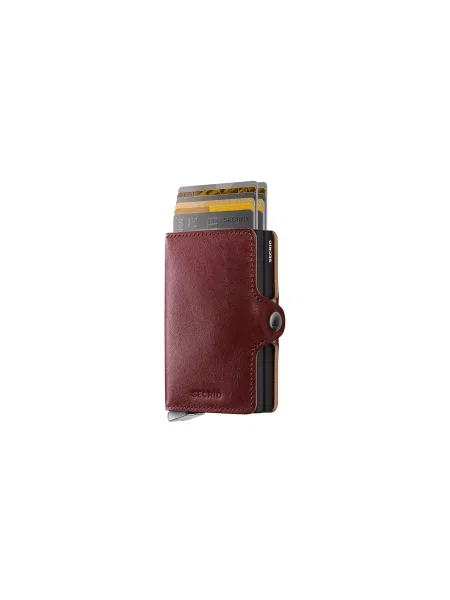 Secrid Twinwallet Basco Brown Unisex Portfel Secrid TBc-Brown-One-size Size: One size brązowy