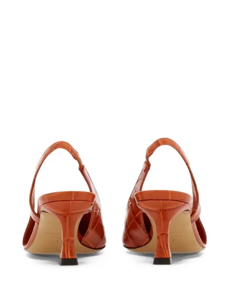 Pantofi cu toc Ferragamo portocaliu
