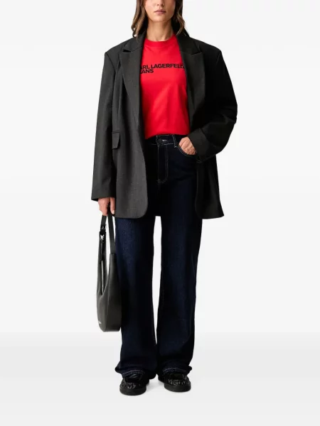 Μπλούζα Karl Lagerfeld Jeans με σχέδιο κόκκινο