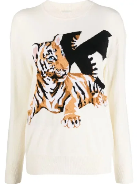 Pulover Krizia cu dungi de tigru