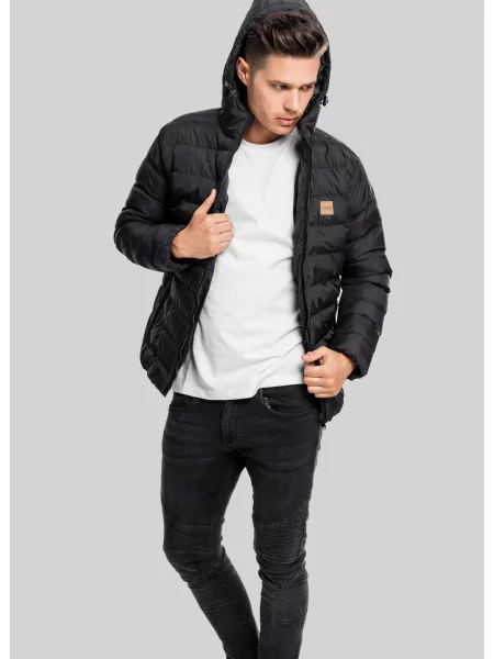 Яке Urban Classics Basic Bubble Jacket Black M черно