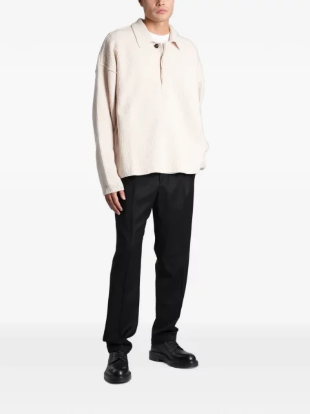 Tricou polo Roberto Collina tricotate