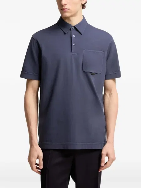 Polo Moncler albastru