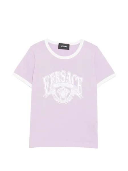 Koszulka dziecięca Versace fioletowa
