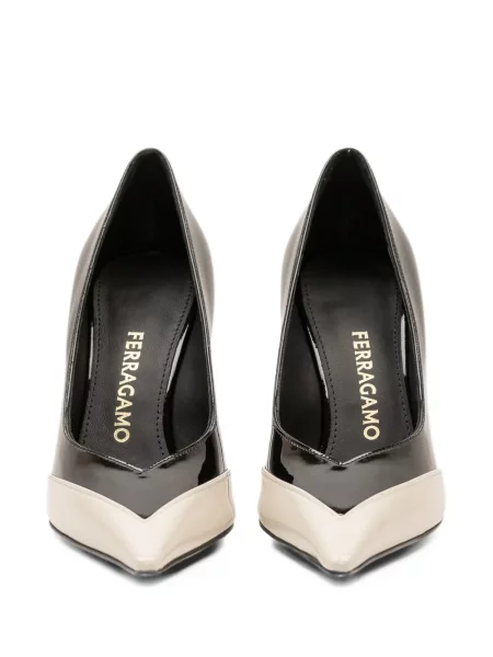 Pantofi cu toc Ferragamo din piele negru