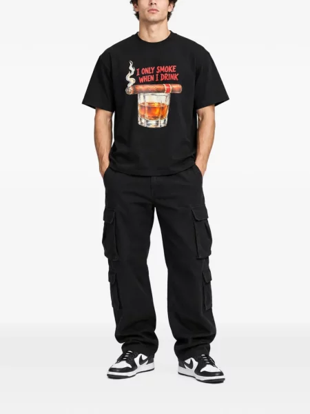 Tricou Melt cu imagine negru