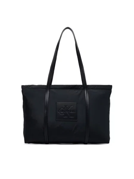 Geantă Calvin Klein Medium Tote negru
