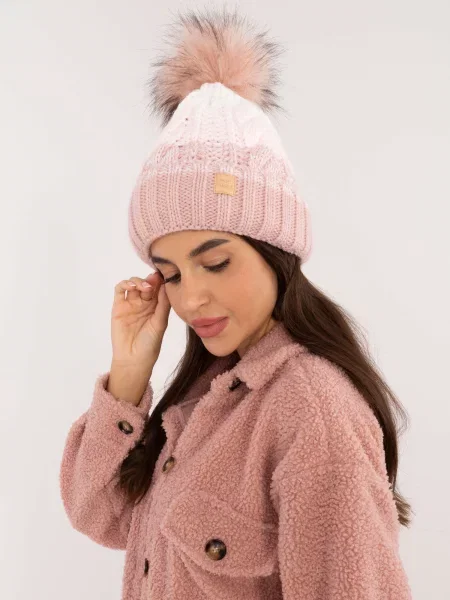Șapcă Fashionhunters din fleece roz