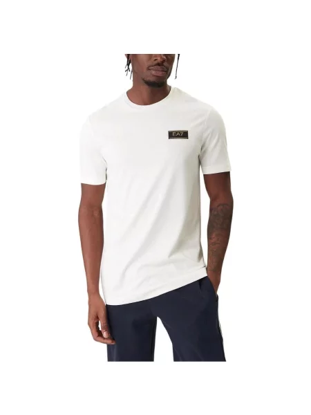 Emporio Armani Tričko Écru biela