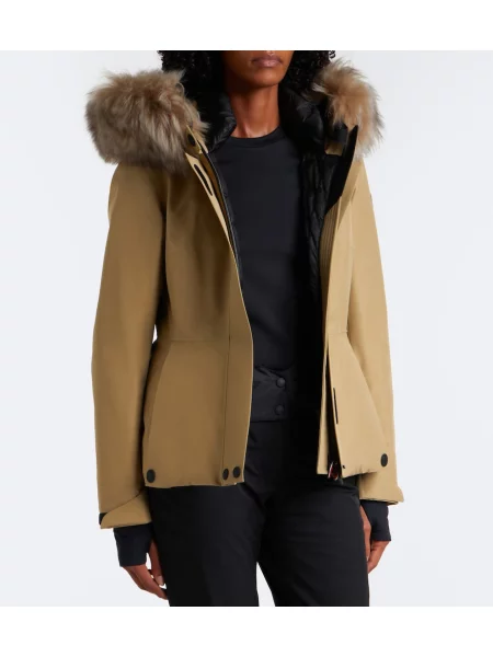 Geacă de schi Moncler Grenoble bej