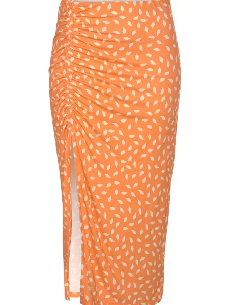 VIVANCE Fustă VIVANCE portocaliu alb