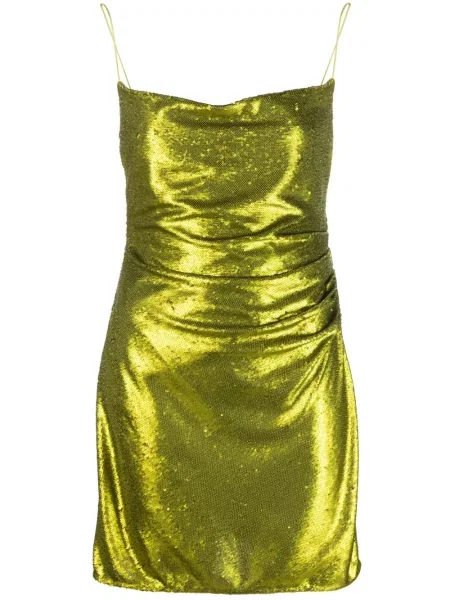 Rochie Gauge81 drapată verde