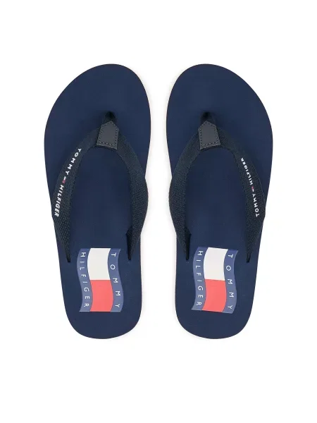 Šľapky Tommy Hilfiger modrá