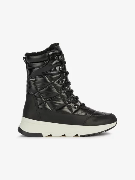Botine Geox din piele negru