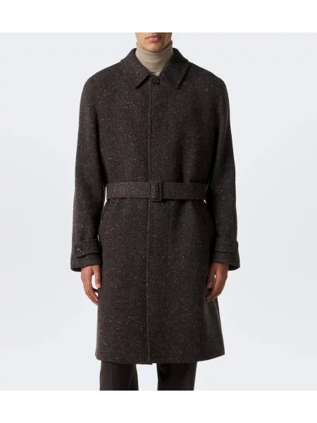 Kabát Zegna hnedá