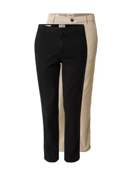 JACK & JONES Chino hlače med črna