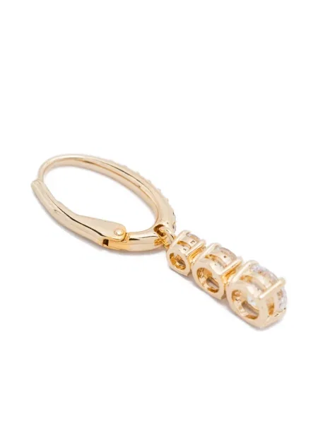 Cercei Swarovski auriu
