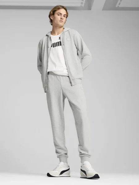 Спортивний костюм PUMA світло-сірий бавовна/поліестер сірий