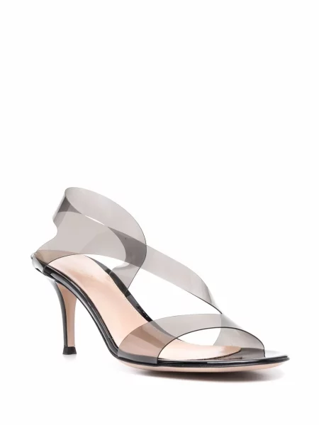 Sandale Gianvito Rossi transparente gri