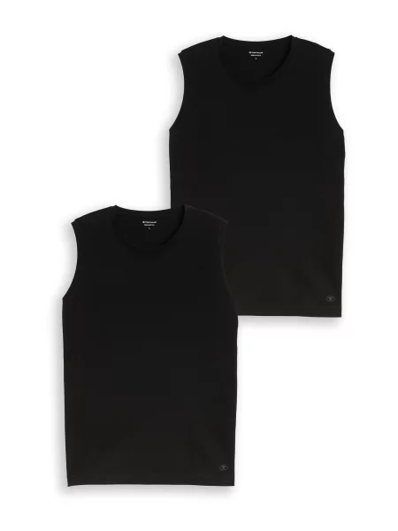 TOM TAILOR Majica črna