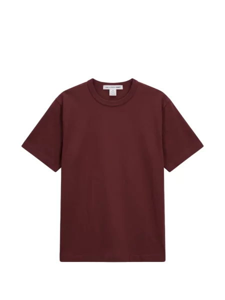 Koszulka Comme Des Garcons z nadrukiem czerwona
