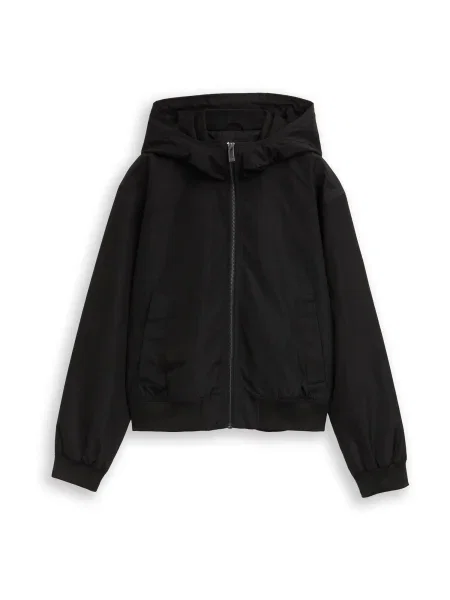 TOM TAILOR DENIM Geacă de primăvară-toamnă negru