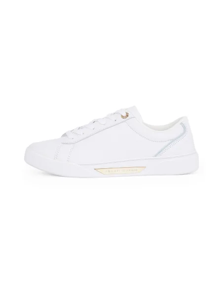 Tommy Hilfiger Sneakers Chic Court Sneaker Alb albastru