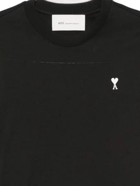 Lung tricou Ami Paris negru