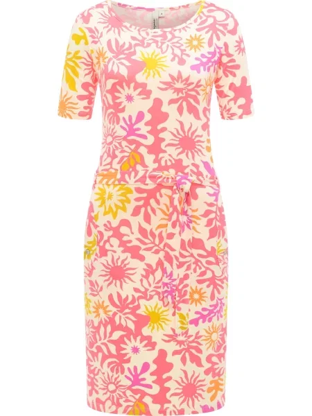 Ragwear Letní šaty Taggiana žlutá / fialová / pink bílá