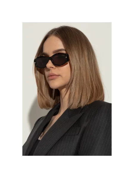 Okulary przeciwsłoneczne Alexander Mcqueen czarne