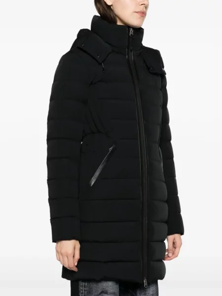 Palton Mackage cu glugă negru
