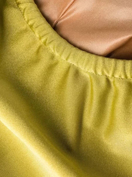 Plavky Noire Swimwear s výstřihem halter na ramínka žluté