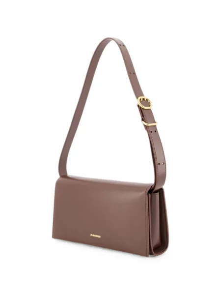 Geanta crossbody Jil Sander din piele maro