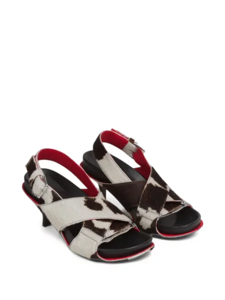 Sandale Marni cu imagine slingback alb