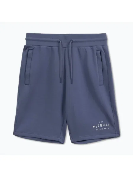 Pitbull pantaloni scurți bărbați Sampson navy jeans albastru închis