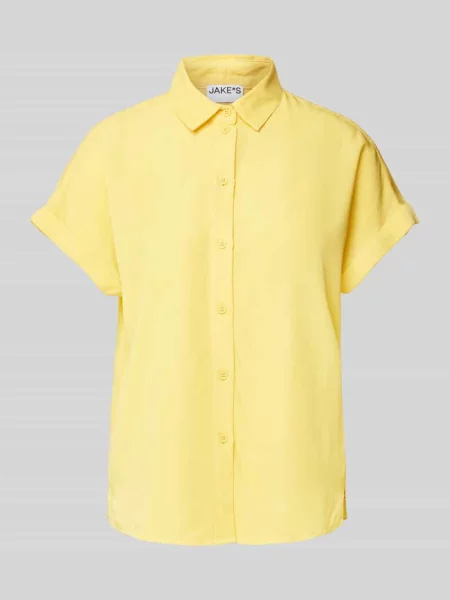 Bluzka koszulowa o kroju regular fit z listwą guzikową Jake*s Casual