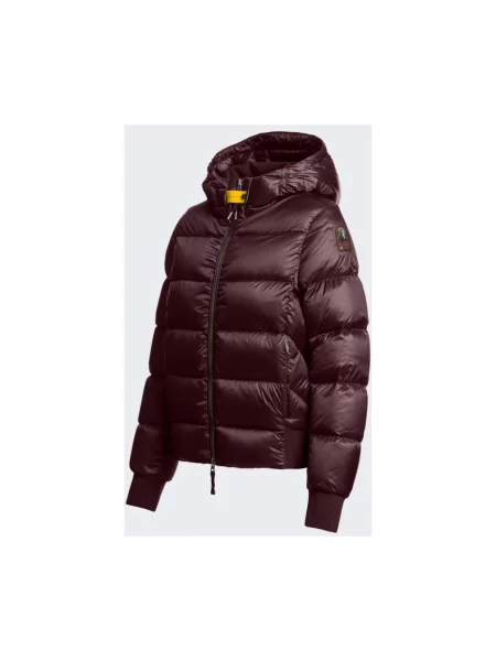 Kurtka puchowa Parajumpers z kapturem czerwona