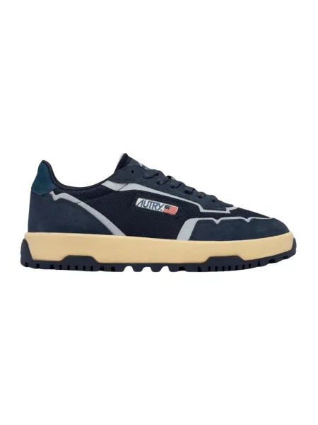 Sneakersy Autry skórzane niebieskie
