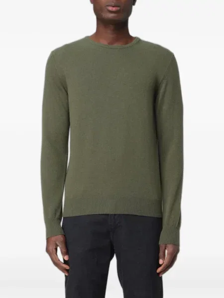 Sweter Xc z okrągłym dekoltem zielony