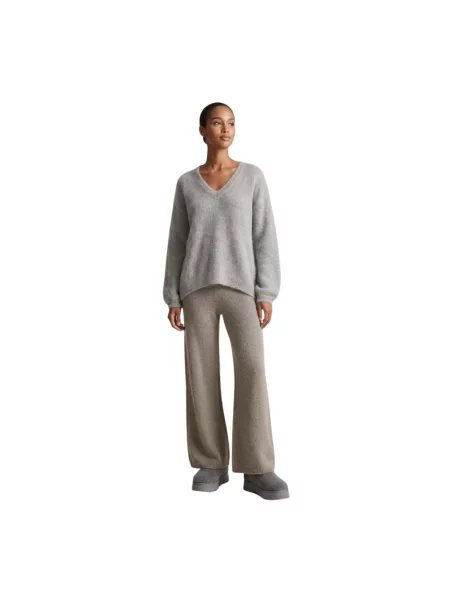 Sweter Americandreams wełniany szary
