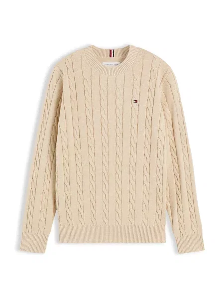 Tommy Hilfiger pulover pentru copii din bej