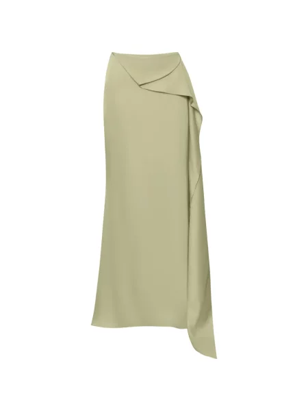 Fusta maxi Baobab asimetrică verde