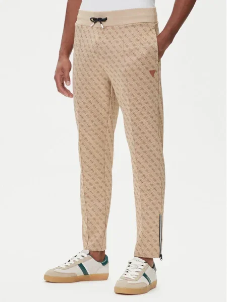 Guess Pantaloni trening bej