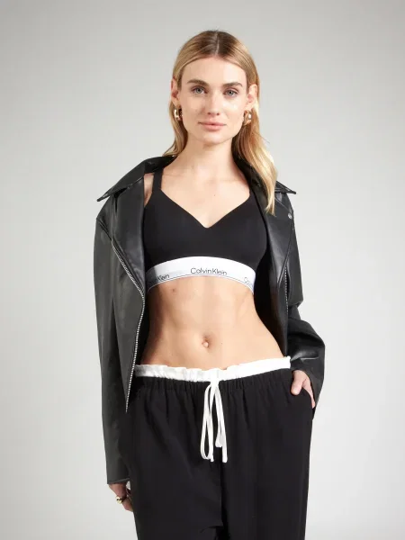 Calvin Klein Underwear Sutien / alb negru