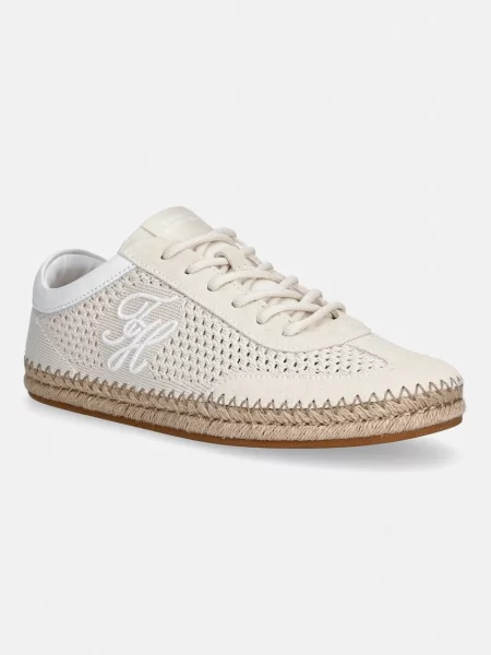 Tommy Hilfiger TH HERITAGE ROPE SNEAKER sneakers pentru femei bej