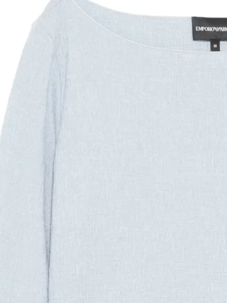 Top Emporio Armani tricotate albastru