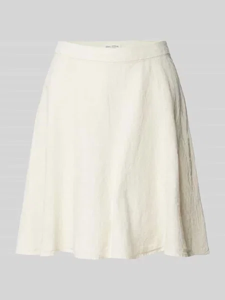 Spódnica mini o kroju relaxed fit z czystego lnu Marc O'polo